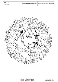 Mandala boyama sayfaları